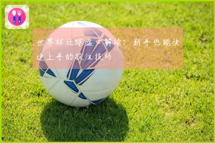 世界杯让球盘口解读：新手也能快速上手的投注技巧