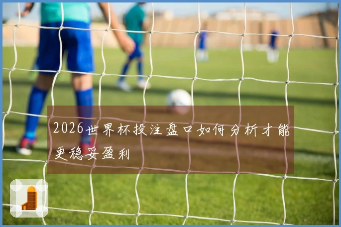 2026世界杯投注盘口如何分析才能更稳妥盈利