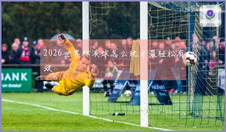 2026世界杯滚球怎么玩才最轻松有效